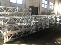 एलबीएनएक्सजी मॉडल एल्यूमीनियम मिश्र धातु लैटिनस जिन पोल टॉवर इरेक्शन जिन पोल