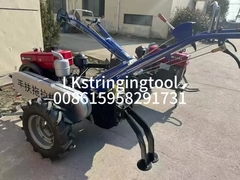 15HP 6T सिंगल ड्रम केबल खींचने वाला हैंड ट्रैक्टर