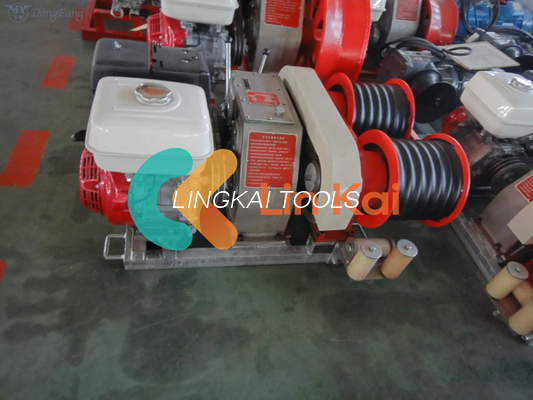 30 Kn 50kn 9KW संचालित डबल कैपस्टन केबल विंच टॉवर निर्माण उपकरण