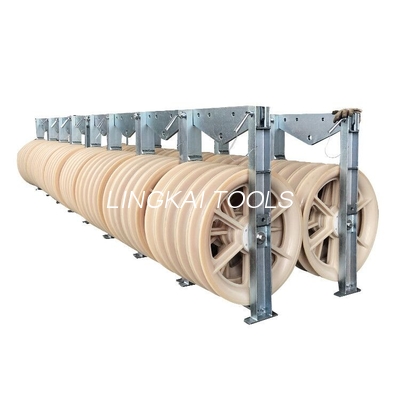 MC नायलॉन शीव 60KN 660MM कंडक्टर स्ट्रिंग ब्लॉक