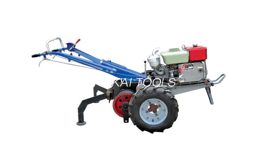 डबल ड्रम चलना 15HP चरखी ट्रैक्टर मशीन