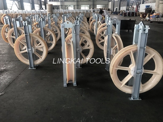 ट्रांसमिशन लाइन के लिए 660X110mm पायलट बंडल कंडक्टर स्ट्रिंग ब्लॉक